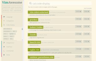 Vim Awesome screenshot 3