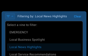 Filtering the main feed