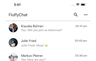 FluffyChat screenshot 1