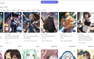 Heart2 AI allows you to interact and create your favorite characters. 