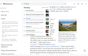 Modern for Wikipedia screenshot 1