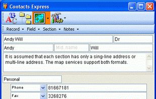 Contacts Express screenshot 1
