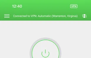 Screenshot of iOS app