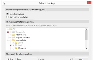 Exclusion/inclusion filters