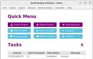 Email Backup Software screenshot 1