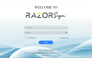 RAZORSign screenshot 1
