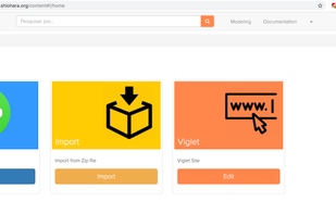 Shio CMS screenshot 2