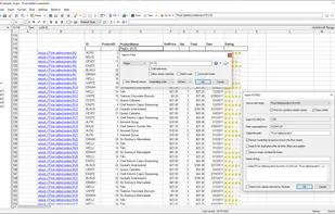 Create Filter() formulas with a single click. All data is already formatted and you can instantly filter millions of records, sort or find duplicates. Use regular expr., patterns, relations etc. Automatically created hyperlinks to the source data make jumping to the data and back easy.
