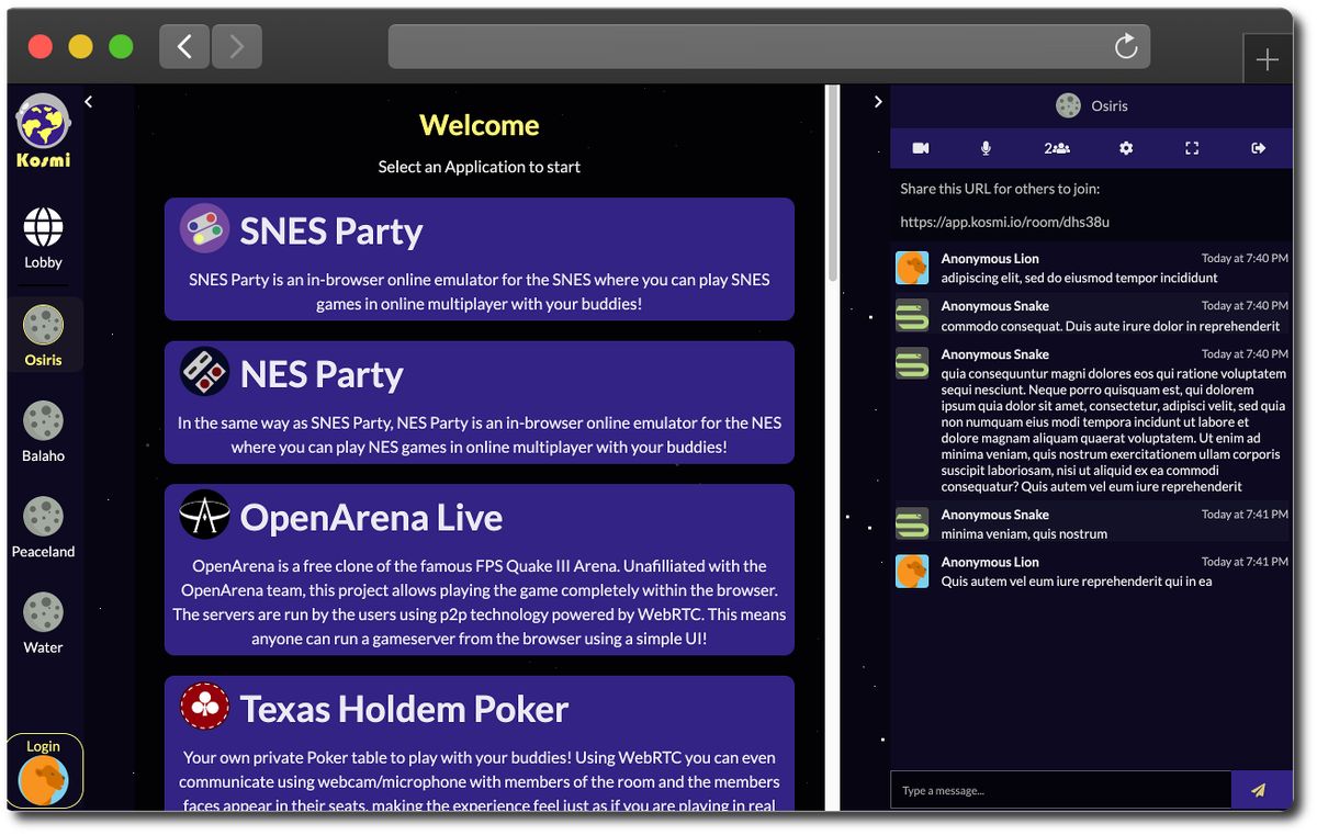 Kosmi: App Reviews, Features, Pricing & Download | AlternativeTo