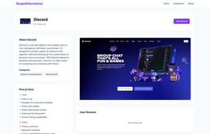Skype Alternative Directory screenshot 1