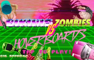 Bikinis VS Zombies VS Hoverboards screenshot 1