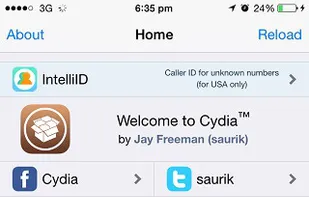 Cydia screenshot 1