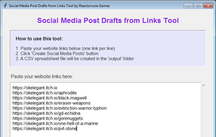 Links Into Social Media Posts screenshot 1