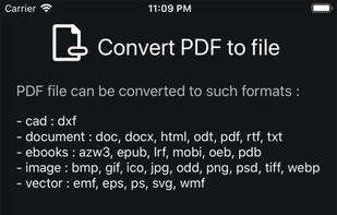 PDF Conversion Tool for IOS screenshot 2