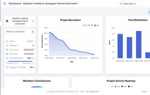 Simple Timesheet screenshot 1