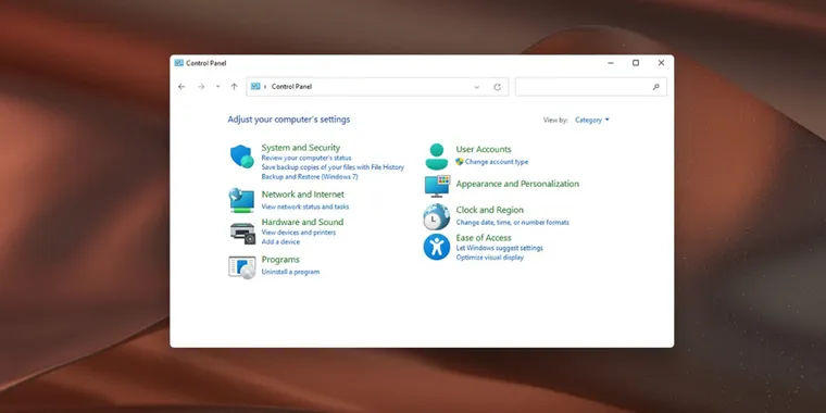 Microsoft confirms it is replacing the classic Control Panel with the modern Settings app image