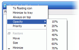 Enhanced system menu