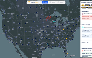 NWS alerts within WeatherWise