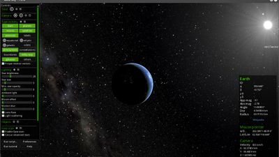 Gaia Sky screenshot 1