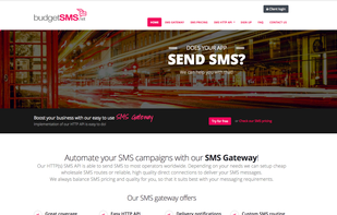 BudgetSMS.net screenshot 1