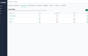 Leavetrack screenshot 2