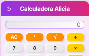 Calculadora Alicia
