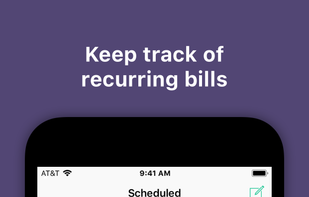 iOS Scheduled Transactions