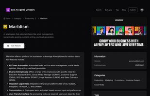 Best AI Agents Directory - Demo
