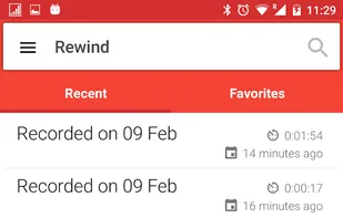 Rewind: Reverse Voice Recorder screenshot 2