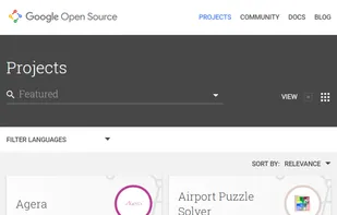 Google Open Source screenshot 1