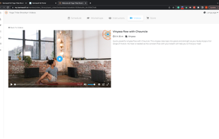 On-demand video library