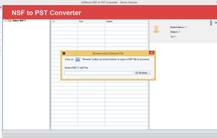 Softknoll NSF to PST Converter screenshot 1