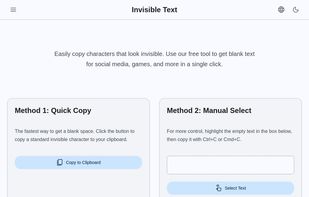 Invisible Text screenshot 1