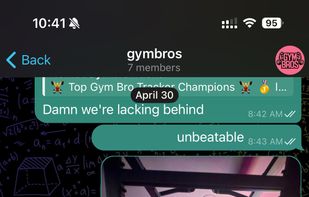 Gym Tracker Example 1