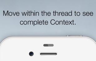 Move within the thread to see complete Context.
