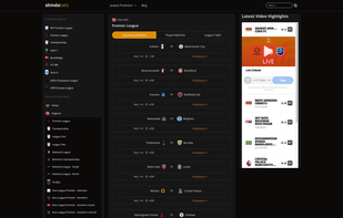 Premier league - dark mode