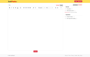 JustPaste.it screenshot 1