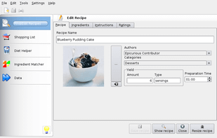 Krecipes screenshot 3