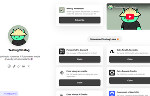 TestingCatalog screenshot 2