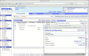 ZeroShell screenshot 1