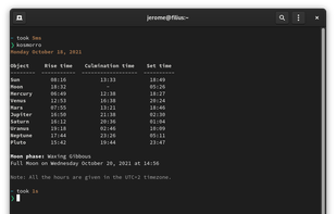 Command line interface