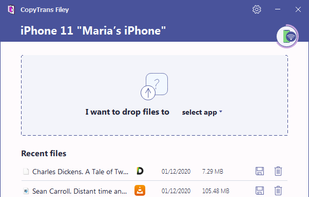 CopyTrans Filey screenshot 2