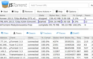 JSTorrent screenshot 1