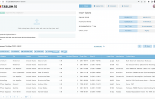 Example of the UI: Spreadsheet View
