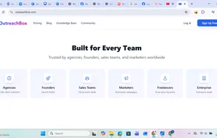 Highlights the teams and roles that use Outreach Box for outreach, lead generation, and communication workflows.