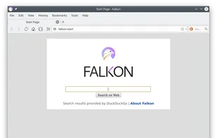 Falkon screenshot 1