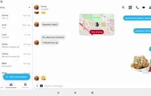 Jami instant message on mobile device