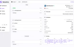 Vemetric screenshot 1