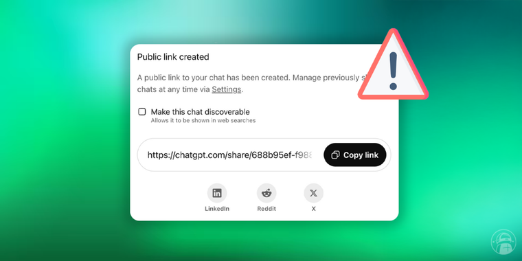 OpenAI removes ChatGPT's public sharing feature after Google exposes sensitive chats image