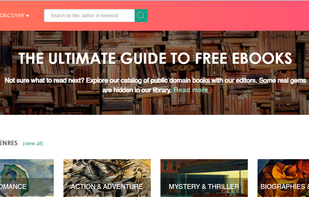 ManyBooks.net screenshot 1